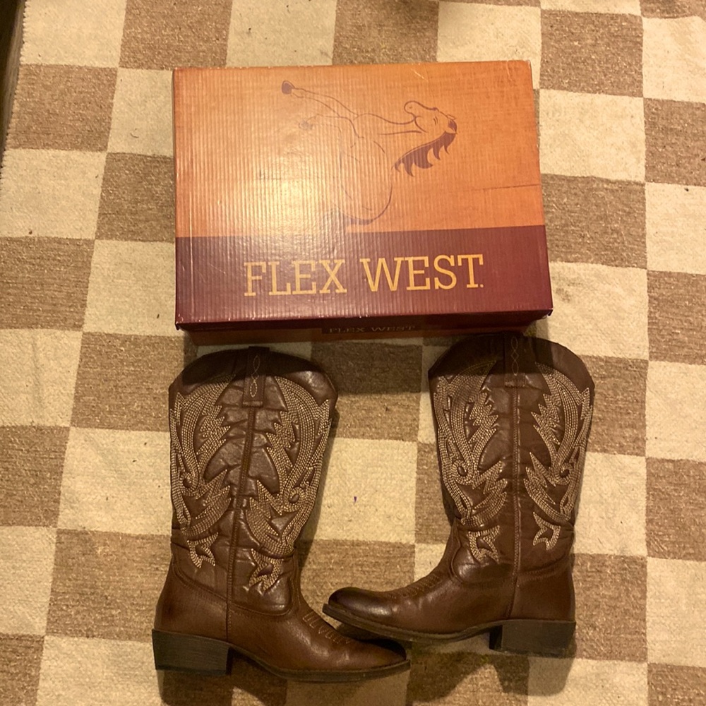 Flex West Cowgirl Boot Size 8.5 Women’s